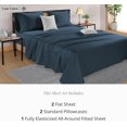 thumbnail image 3 of Softest Cotton Sheets Double Sheet Set Pc Set Thread Count Sateen Bedding Deep Pocket Sheets Cooling Sheets Double Size Sheets Breathable Bed Set (), 3 of 9