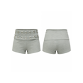 thumbnail image 2 of LMLYSoH Women Trendy Foldover Shorts Metal Circle Decor Micro Shorts Slim Fit Summer Shorts, 2 of 6
