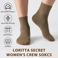 thumbnail image 2 of Loritta Secret 18 Pack Womens Mid Crew Socks Casual Ankle High Running Athletic Socks for Women,Size 6-8, 2 of 6
