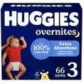 thumbnail image 3 of Huggies Overnites Nighttime Baby Diapers, Size 3 (16-28 lbs), 66 Ct Select for More), 3 of 17