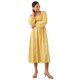 thumbnail image 1 of Dorothy Perkins - Vestido Midi Estampado Ditsy Corpiño para Mujer (Amarillo), 1 of 3