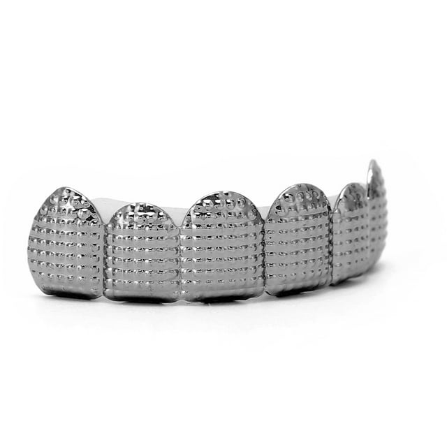 Tirantes Para Dentadura Postiza Chapados En Oro De Hip Hop Decoración De Dientes De Hip Hop Para Hombres Y Mujeres, XHYT1011, Con Pinzas, Cera Para Dientes Superiores