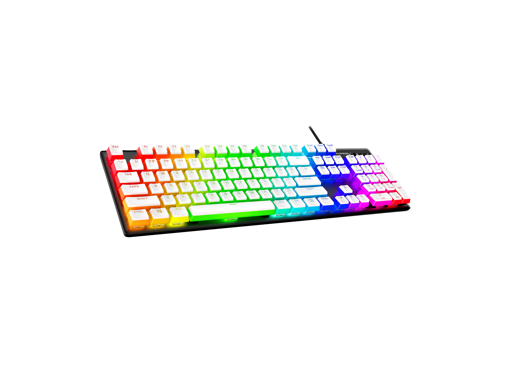 HyperX Pudding Keycaps 2 - Full Key Set - PBT - White (US Layout)