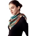 thumbnail image 6 of CHUNTIAN 100% Pure Mulberry Silk Square Scarf 27"x27" Women Neckerchief Headscarf Gift Packed, 6 of 6