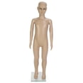 thumbnail image 1 of Displays2go Unisex Child Mannequin with Realistic Face, Detachable Arms, Polypropylene Build – Fleshtone (MUCMD02), 1 of 1
