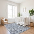 thumbnail image 7 of Addison Rugs Mayfield Premium Machine Washable Transitional Lattice Denim Rectangle Rug, 9' x 12', 7 of 7