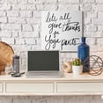 thumbnail image 2 of Stupell Industries Funny Fashion Give Thanks for Yoga Pants Quote Canvas Wall Art Design by Sd Graphics Studio, 2 of 4