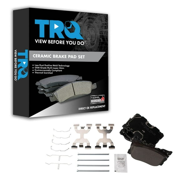TRQ Front Ceramic Brake Pads Fits 2016-2018 Mercedes-Benz BFA11064