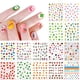 thumbnail image 1 of 14 hojas de pegatinas de uñas para mujeres y niñas pequeñas, decoración de uñas, juego de pegatinas de uñas autoadhesivas 3D, incluye corazones, frutas, flores, animales, arcoíris, pegatinas para uñas, 1 of 5