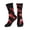 1 Black, variant on Men's Tornado Novelty Athletic Socks Women's Digital Printing Funky Patterned Crew Socks