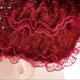 thumbnail image 2 of Head Wrap Soft Breathable Comfortable Stretchable Hair Accessories for Fashionable Women GirlsWine Red, 2 of 3