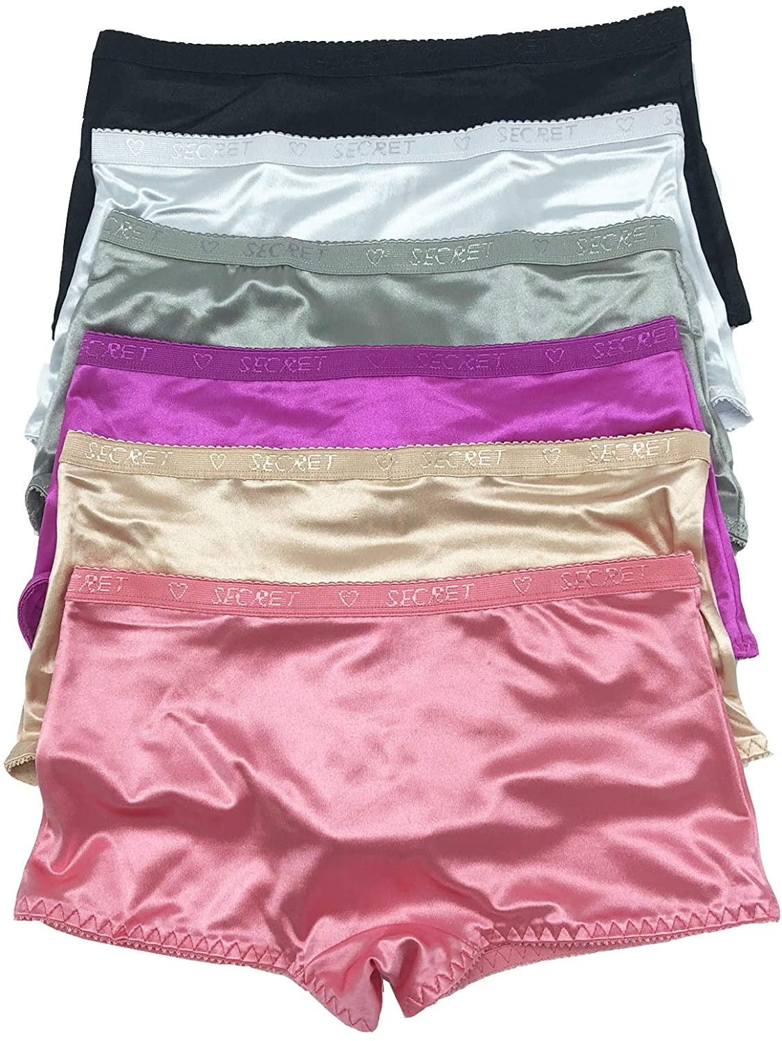 Iheyi Iheyi 12 Pieces Women Smooth Briefs Quality Low Rise Satin