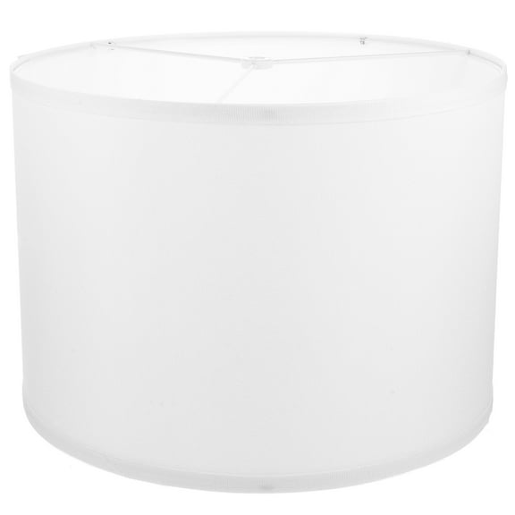 Lamp Shade Barrel Shades Cylinder Drum Indoor White Cloth