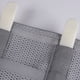 thumbnail image 5 of Cinturón de soporte de espalda de compresión ajustable, carpeta abdominal elástica cómoda y transpirable para hombres y mujeres L gris, 5 of 8