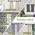 thumbnail image 5 of Bronze Farmhouse Curtain Rods for Windows:72-144" Heavy Duty Adjustable Long Curtain Rod for Bedroom Living Room,Boho Decorative Rustic Drapery Rods with Vintage Coastal Finials,Antique Bronze, 5 of 8