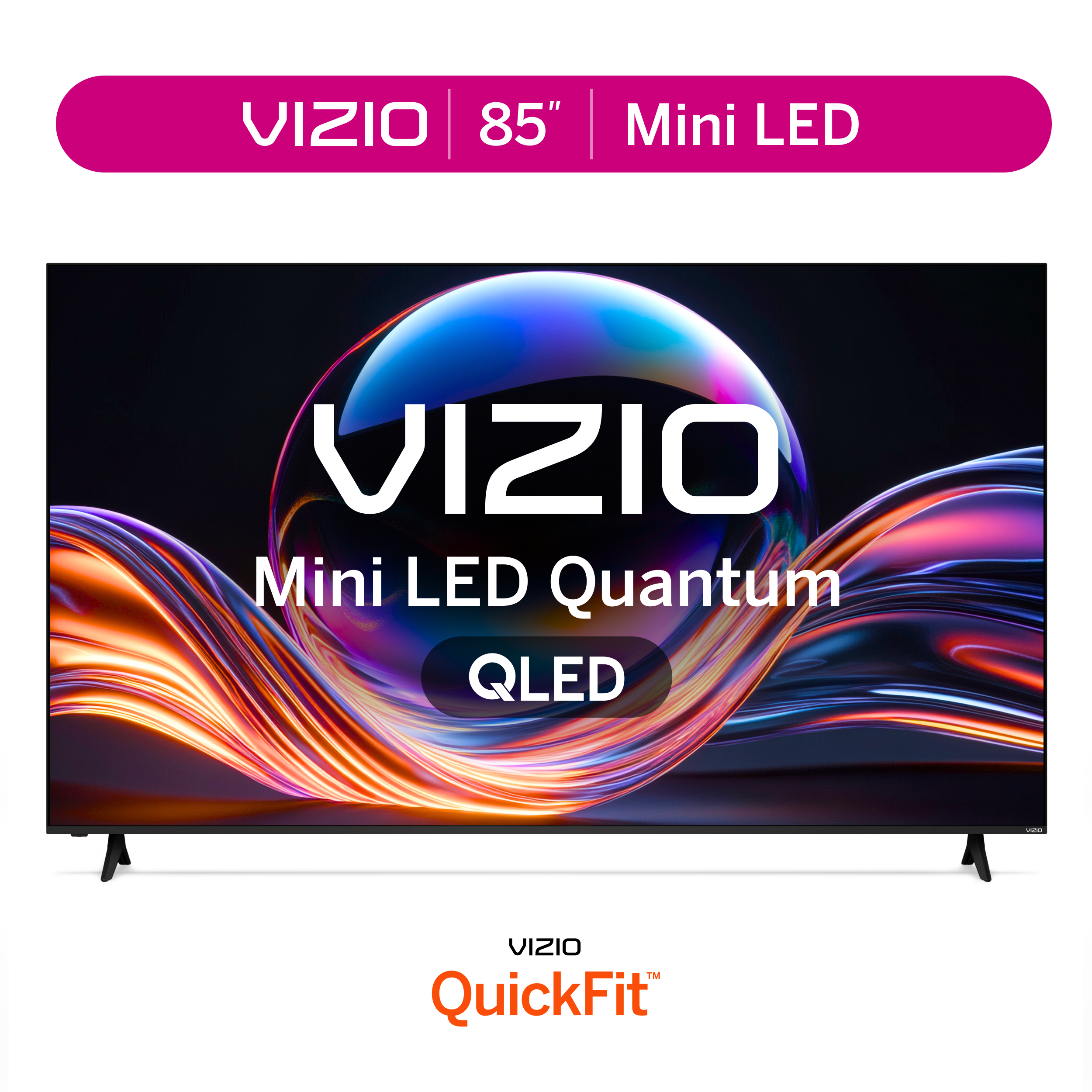 VIZIO 85β Mini LED Quantum 4K QLED HDR Smart TV (New 2026) VQM85C-10