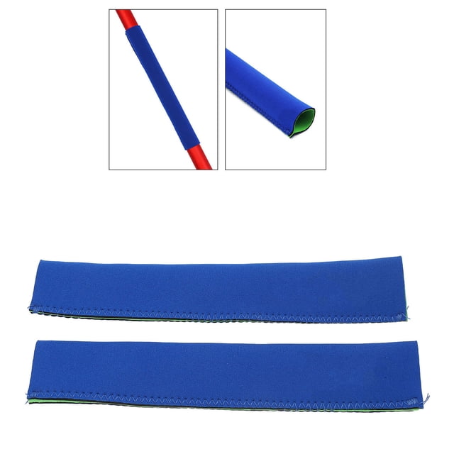 2pcs Neoprene Kayak Paddle Grips Handle Cover, Anti Slip, Comfortable Grip, Anti Loss Design Improved Efficiency