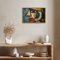 thumbnail image 3 of Abstract Face Artwork Decor Horizontal Canvas Wall Art with Lightweight Foam Frame - Durable and Ready to Hang, Modern Decorative Print for Living Room, Bedroom, Or Office, 3 of 7