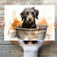 thumbnail image 4 of Briard Dog Canvas Bathroom Décor - Unique Bath Wall Decor - Modern Canvas Bathroom Wall Art - Room Decor - Bathroom Decorations - Restroom Sign - Wall decor living room, 4 of 4