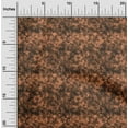 thumbnail image 2 of oneOone Cotton Cambric Rust Brown Fabric Abstract Floral Craft Projects Decor Fabric Printed By The Yard 42 Inch Wide, 2 of 5