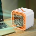 thumbnail image 1 of Feltree 2024 Portable USB Air Cooler Fan with Ice Box, Desktop Evaporative Humidifier, 3-Speed Office Mini Conditioning Fan, 1 of 8