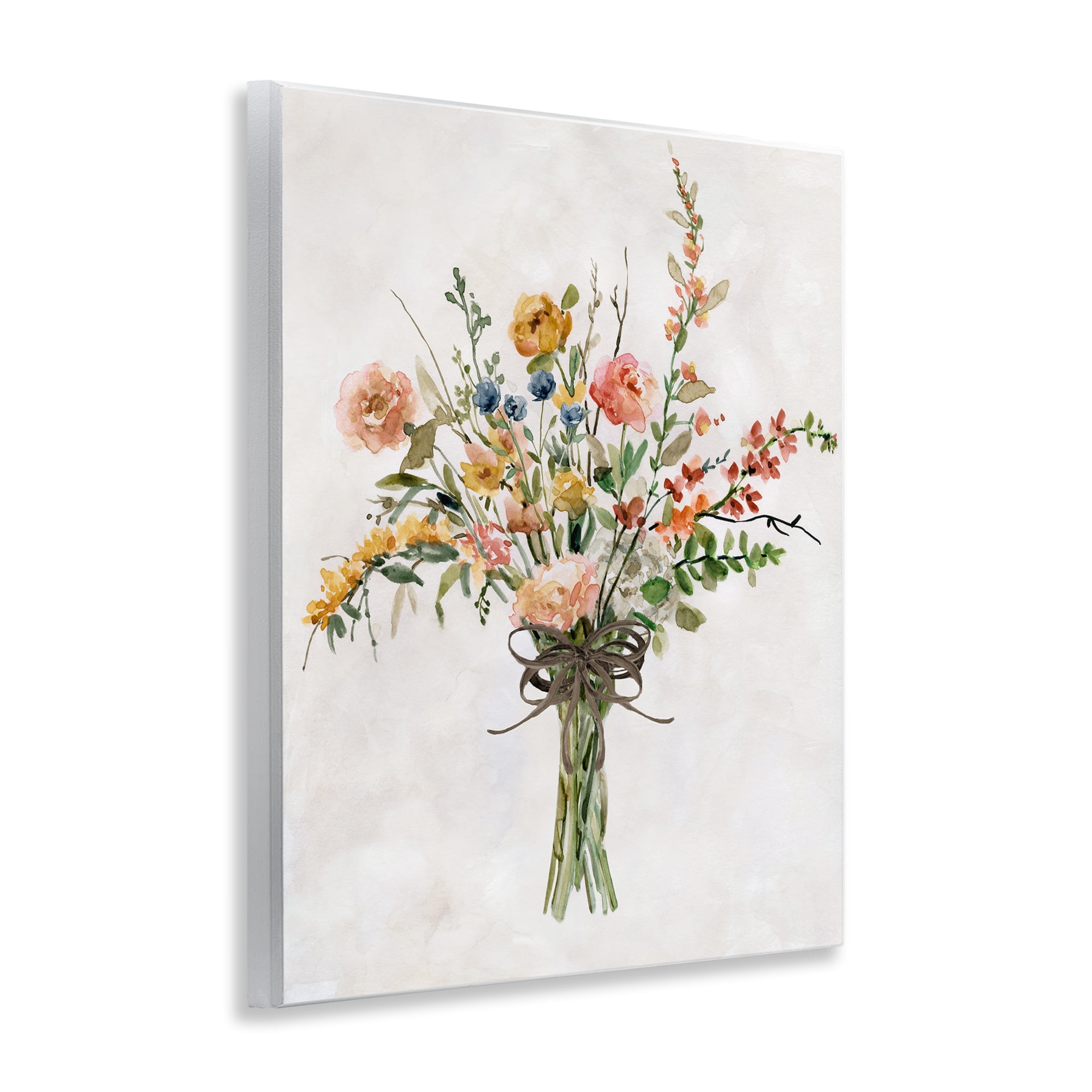 Stupell Industries Charming Bright Bouquet Botanical & Floral Painting Unframed Art Print Wall Art, 11 x 14
