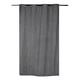 thumbnail image 1 of cortina de jacquard con arillos poliéster gris oscuro 210 x 140 cm, 1 of 5