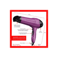 thumbnail image 3 of Secadora De Cabello Revlon Control De Frizz + Iones 1875w Color Morado, 3 of 4