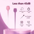 thumbnail image 5 of 10 Vibrating Modes Mini Rose Clitoral Vibrator,Rose Vibrator Massager for Women,Adlut Sex Toys for Female Couple-White Pink, 5 of 9