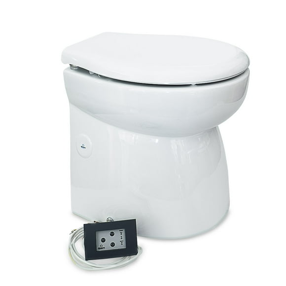 Albin Toilet 07-04-014 Marine Series; Permanent; Electric Flush; White Vitreous Porcelain; Without Hand Sprayer; Very Silent Operation And Maximized Comfort; Low water consumption