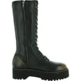 thumbnail image 3 of Steve Madden Womens Benson Leather Distressed Combat & Lace-up Boots, 3 of 3