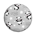 thumbnail image 2 of Balery Pandastire Cover Waterproof Dust-Proof, Universal Spare Wheel Tire Cover For Trailer, Rv, Suv Truck And Vehicle Camper Accessories-15 Inch, 2 of 9
