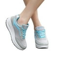 thumbnail image 3 of Aoochasliy Womens Shoes Athletic Sneaker Fashion Mesh Heightening Shoes Soft Bottom Rocking Shoes Sneakers Saving Clearance, 3 of 8