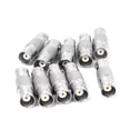 thumbnail image 2 of 10 piezas BNC hembra a conector BNC hembra, adaptador de cable coaxial, acoplador, convertidor y conector., 2 of 5
