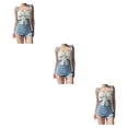 thumbnail image 3 of Advancent Poliéster Viaje con confianza Vestido sin mangas elástico con cintura modificada clásica Diseño clásico Conveniente LightBlue XL 1 Type1 NO1, 3 of 6