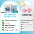 thumbnail image 3 of Encounter Beginner Crochet Kit for Octopus Amigurumi, Complete Starter Set with Yarn, Tools, and Video Tutorials, 3 of 12
