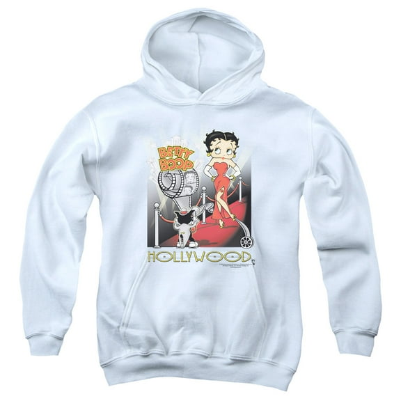 Betty Boop - Hollywood - Youth Hooded Sweatshirt - Medium