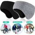 thumbnail image 2 of Huggegwe Cache-Oreilles pour Hommes et Femmes, Bandeau Chaud d'Hiver, Cache-Oreilles Pliables pour Cyclisme, Randonnée, Ski CJB91-53109, 2 of 9