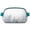 Blue-green-35, variant on Marine Shell Fanny Pack – Coastal Beach-Themed Waterproof Waist Bag with Spiral Seashell Print – Adjustable Belt Bag for Travel, Jogging, and Seaside Walks