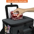 thumbnail image 3 of Bolsa térmica blanda plegable Cooler OPUX para 18 latas, color gris, 3 of 7