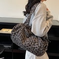 thumbnail image 7 of Hsqqdc Leopard Print Large Capacity Canvas Shoulder Tote Bag, Casual Hobo Handbag for Daily Commute Work, 7 of 7