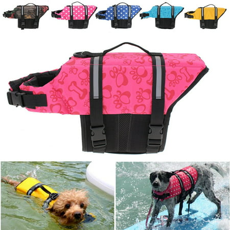 S Size Pet Cat Dog Life Jacket Swimming Float Vest ...