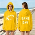 thumbnail image 4 of LIZUOJUN Oversized Football Sweatshirt for Women Game Day Hooded Pullover Game Day Graphic Casual Fall Winter 2026 3XL, 4 of 9