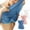 Blue, variant on Sakmal Push Up Built in Bra Tank Tops for Women Sport Padded Back Smoothing Molded Cup Blue Womens Bras L,3-Pack