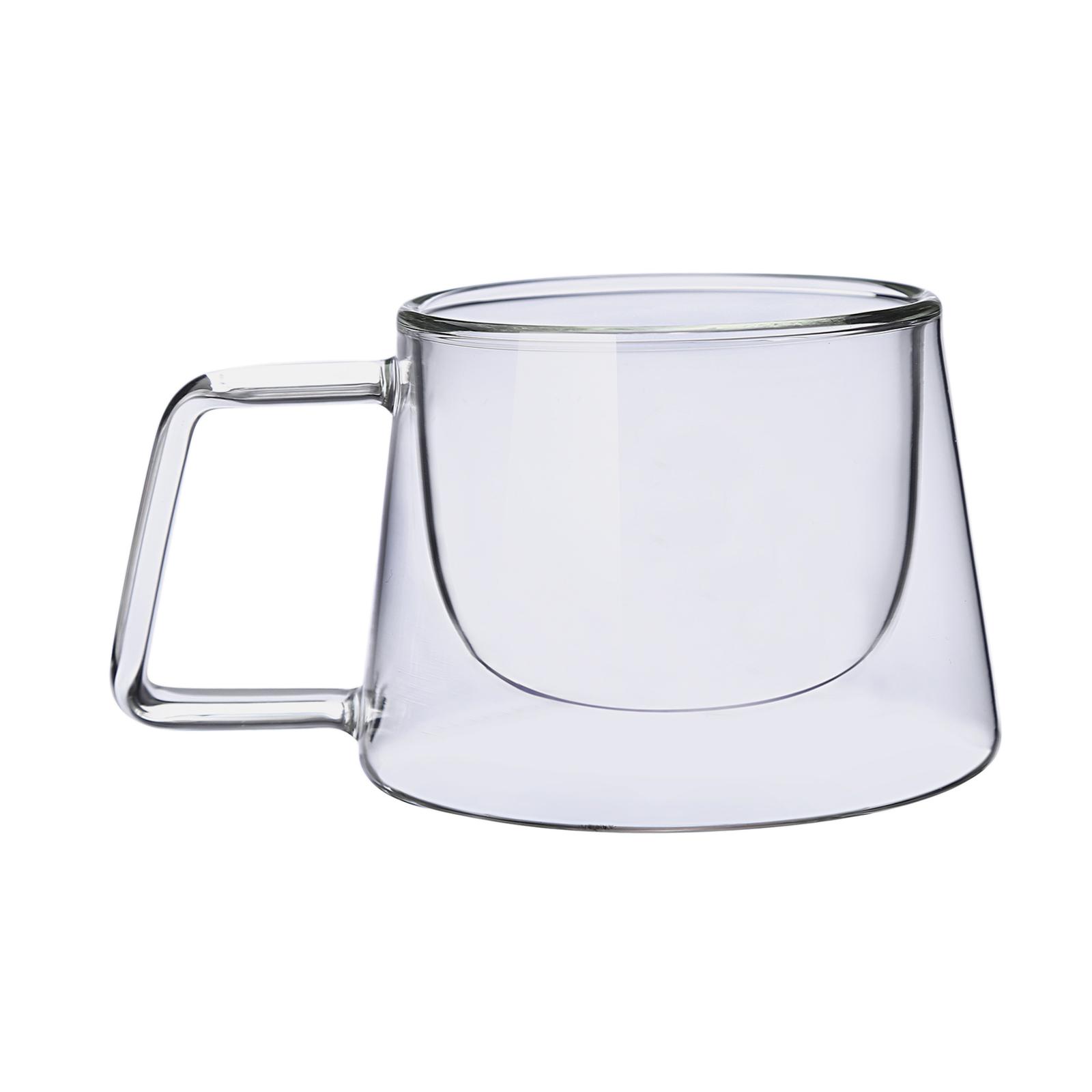16oz Double Glass Coffee Mug with Large Insulated Coffee Mug and Clear  Borosilicate Tumbler Perfect for Cappuccino, Tea, Latte, American, Hot  Drink, Wine, Micro - China Glassware and Coffee Mug price