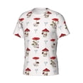 thumbnail image 3 of Rocae Different Mushrooms for Men's Moisture-Wicking Crew Tee - T-Shirt for Sports, Outdoor Activities, and Casual WearLarge, 3 of 9