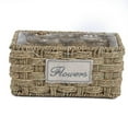 thumbnail image 1 of thinson Square Rattan Woven Flower Basket Wicker Braided Plant Pot Container Decor Home Decorations, 1 of 9