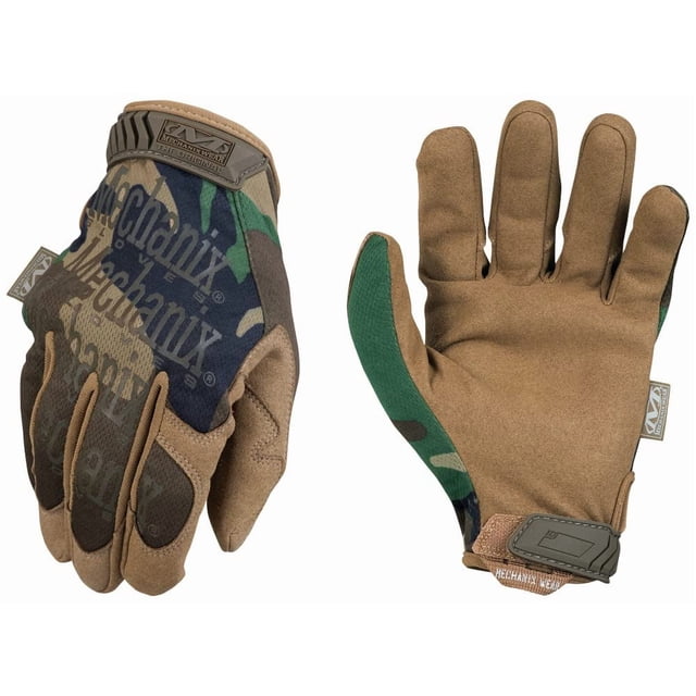 Guantes Tácticos Mechanix Wear Original Woodland Camo XXL