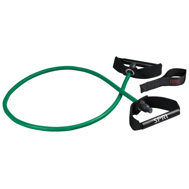 Banda de resistencia SPRI Xertube con asas y anclaje para puerta caucho natural