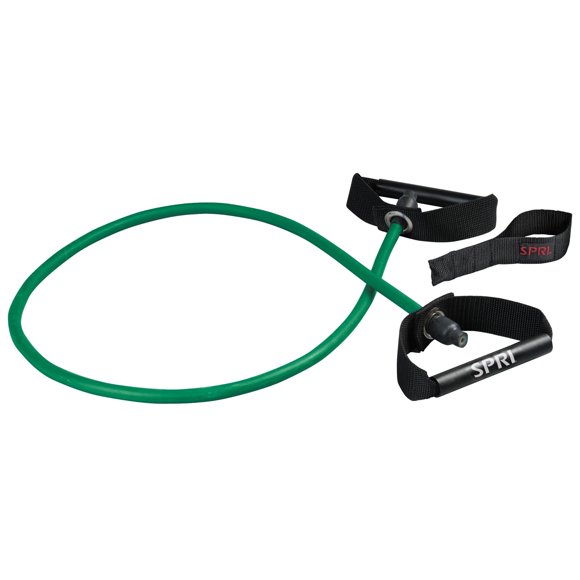 Banda de resistencia SPRI Xertube con asas y anclaje para puerta caucho natural